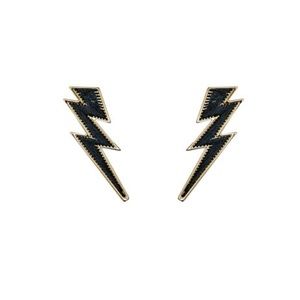 Mignonette Gavigan lightening bolt earrings